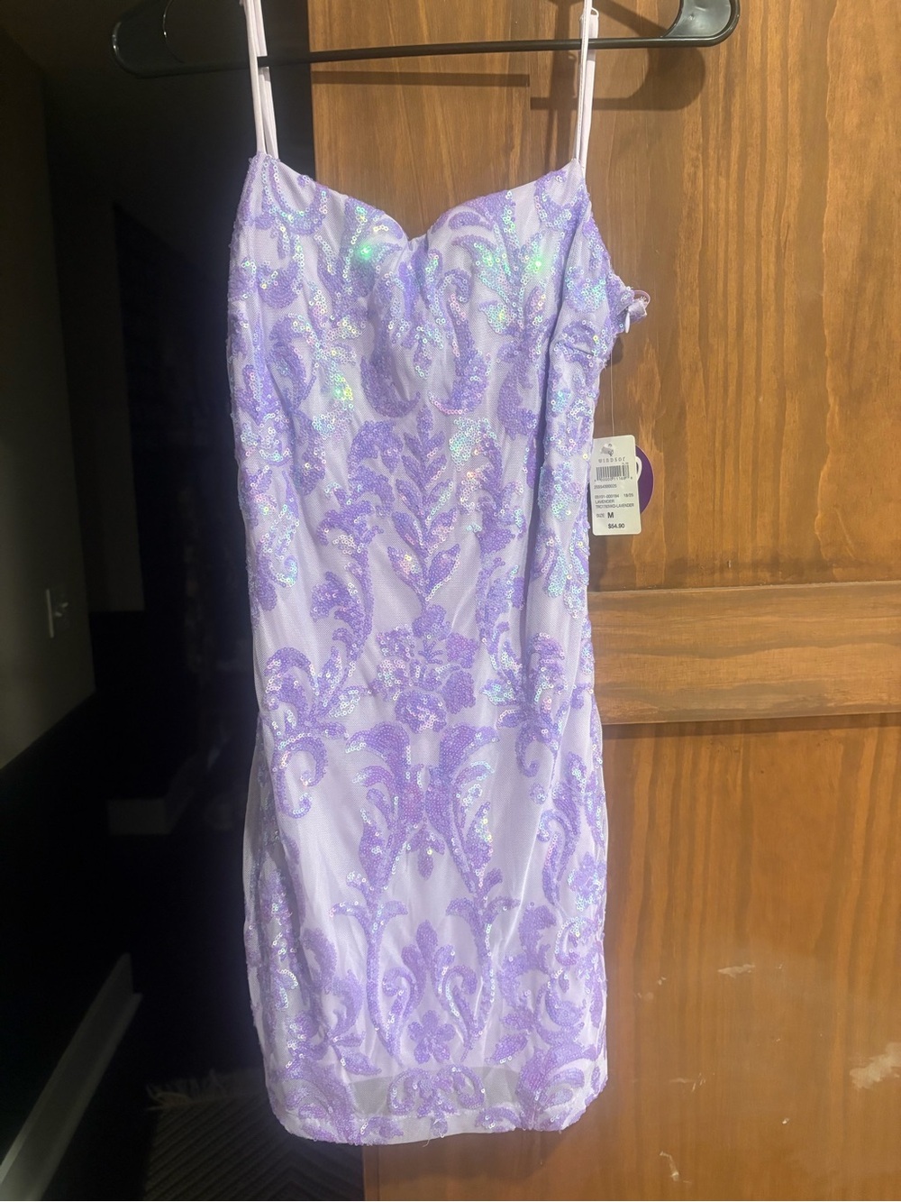 Windsor Lilac Sequin Mini Dress